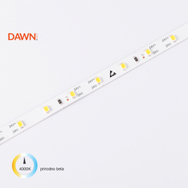 DAWN LED TRAKA HL 2835-60-NW 24V IP20 (5met, 4.8W/m, 8mm)