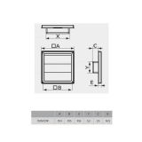 ERA ZALUZINA 1515K10F BELA (KRZ)