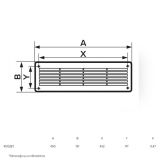 ERA ZALUZINA 4513DP BELA (450×131 mm)