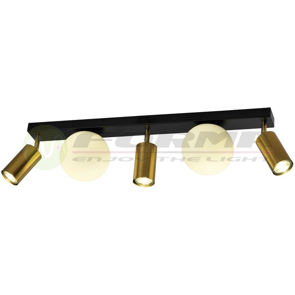 Spot lampa FG155-5 BK+SG