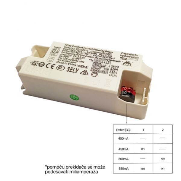 LED NAPAJANJE 20W DIM.TRIAC (118001-5)