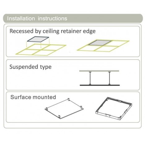 DAWN LED PANEL HN-PL12030 40W 4000K