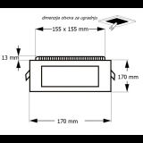 LED PANEL KA-S1 12W 6500K