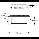 LED PANEL KA-S1 12W 6500K