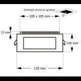 LED PANEL KA-S1 6W 6500K