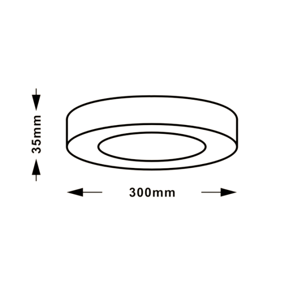 LED PANEL N/Z KNC5-24W 6500K