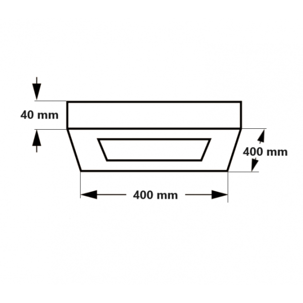 LED PANEL N/Z KNS5-36W 4000K