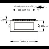 LED PANEL U/Z KNS1-24W 3000/4000/6000K