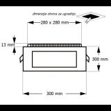 LED PANEL U/Z KNS1-24W 4000K