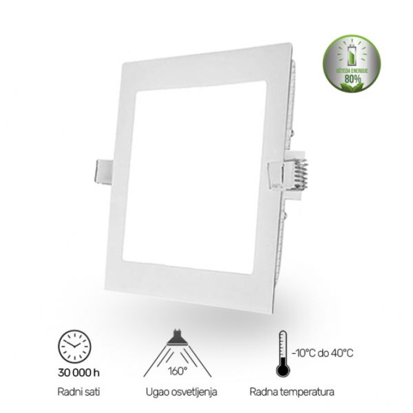 LED PANEL U/Z KNS1-24W 6500K