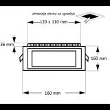 LED PANEL U/Z KNS2-12W 6500K