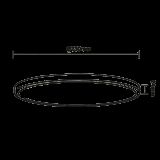 LED PLAFONJERA LV 18W 2800K/4000K/6000K CRNA