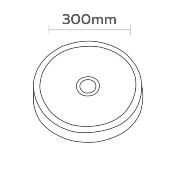 LED PLAFONJERA SENZOR 1030 18W 4000K 1600lm