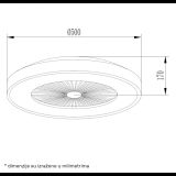 LED PLAFONJERA OSD-002 60W 3000K/4000K/6000K DRVO