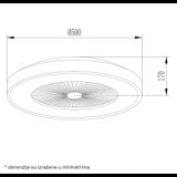 LED PLAFONJERA OSD-002 60W 3000K/4000K/6000K DRVO