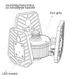 LED REFLEKTOR BR-FL60W-03Q 4000K