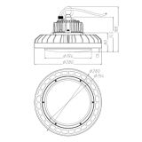 LED REFLEKTOR HB07-150W-4000K-IP65