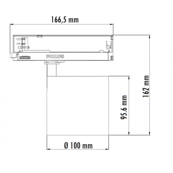 LED REF SINSKI 301210-1 30W 3000K BELI TROFAZNI