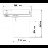 LED REF SINSKI 301210-1 30W 3000K CRNI TROFAZNI