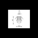 LED ROZETNA L0835-4 2W 3000K