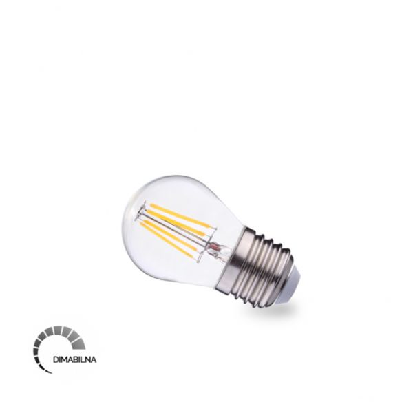 LED SIJALICA FILAMENT DIM G45 6.5W E27 2700K 800lm