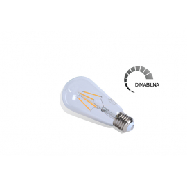 LED SIJALICA FILAMENT DIM ST64 4W E27 2700K 400lm