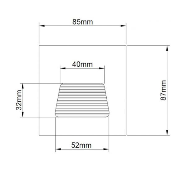 LED SVETILJKA JM-043 ZIDNA 3W 3000K IP65 BELA