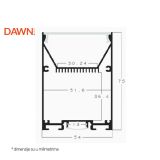 LED SVETILJKA LT-T-020-B 40W 4000K BELA 1,2 met