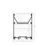 LED SVETILJKA LT-T-020-B 60W 4000K BELA 1,5 met