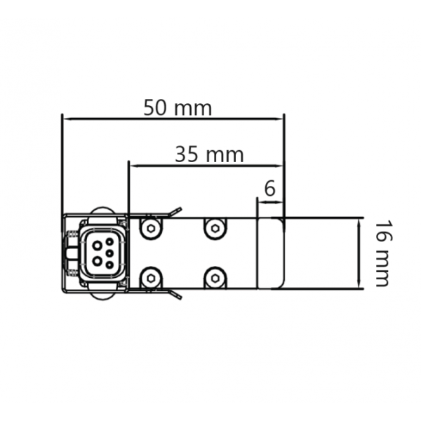 LED SVETILJKA TF-16-0106 15W RGB+4000K 24V IP65 1M