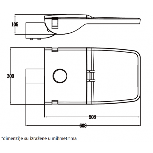 LED ULICNA SVETILJKA FYT-T68-150W 4000K IP65