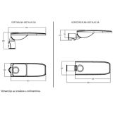 LED ULICNA SVETILJKA FYT-T68-40W 4000K IP65