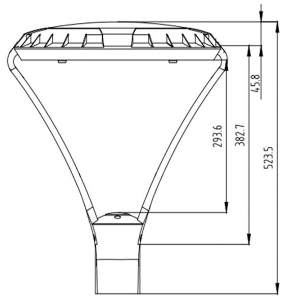 LED ULICNA SVETILJKA GD-08 60W 4000K 7800lm IP65