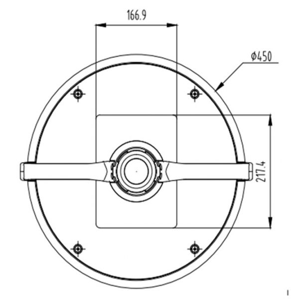 LED ULICNA SVETILJKA GD-08 60W 4000K 7800lm IP65