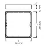 LEDVANCE LED PANEL FRAME SQ210WT