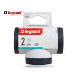 LG 694522 ADAPTER ROTIRAJUCI 2X2P+E 1XUSB-C (BELA/T.SIVA)