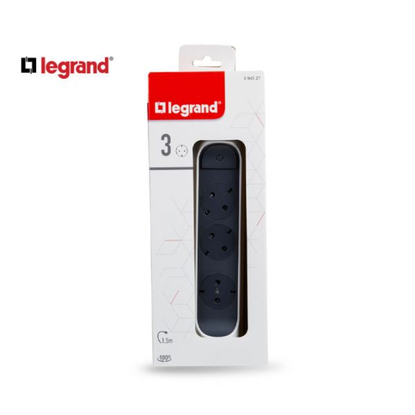 LG 694527 PRODUZNI BLOK 3X2P+E 1.5M (BELA/T.SIVA)