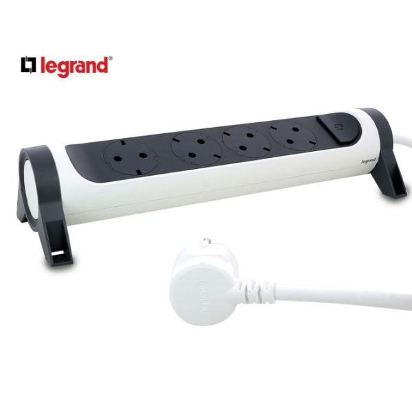 LG 694536 PRODUZNI BLOK 4X2P+E 3M (BELA/T.SIVA)