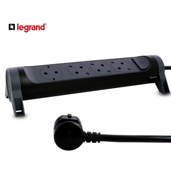 LG 694537 PRODUZNI BLOK 4X2P+E 3M (CRNA/T.SIVA)