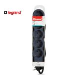 LG 694556 PRODUZNI BLOK 5X2P+E 1.5M (CRNA/T.SIVA)
