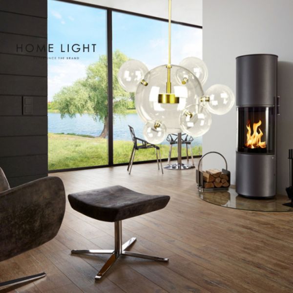 LUNA 197 LUSTER LED 14W 3000K ANTIQUE MESING