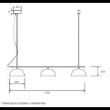 LUNA 307 VISILICA 3*E27