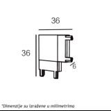 MAGNETIC SLIM KONEKTOR L BELI (26-A-L)