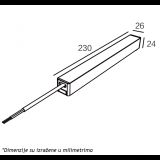 MAGNETIC SLIM NAPAJANJE 26-200W 48V BELO