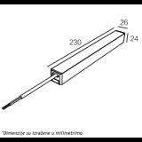 MAGNETIC SLIM NAPAJANJE 26-200W 48V BELO