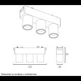 MAGNETIC SLIM SVETILJKA LED26-3TY 6W 3000K 24° 48V DC CRNA