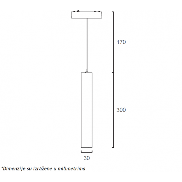 MAGNETIC SLIM VISILICA LED26-D300 6W 3000K 24° 48V DC BELA