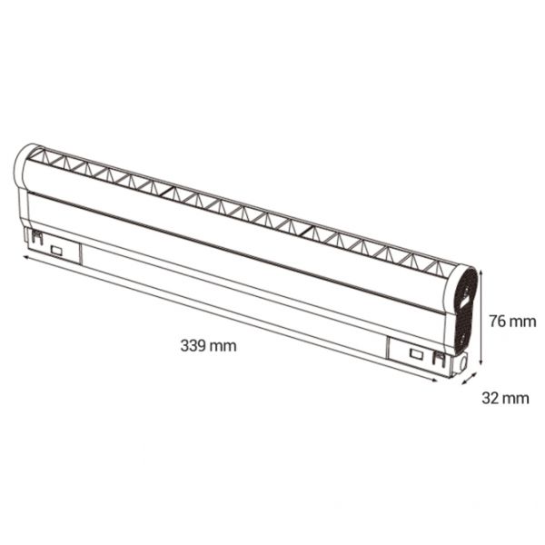 MAGNETIC SVETILJKA LED14-15W 3000K 30° 48V DC CRNA