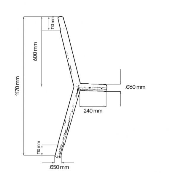 METALNI NOSAC SG-OB.05.02 2X50CM