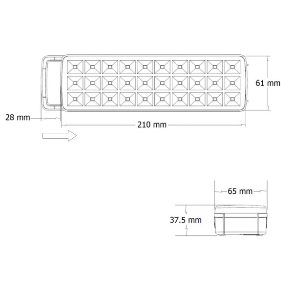 PANIK SVETILJKA LE516 LED